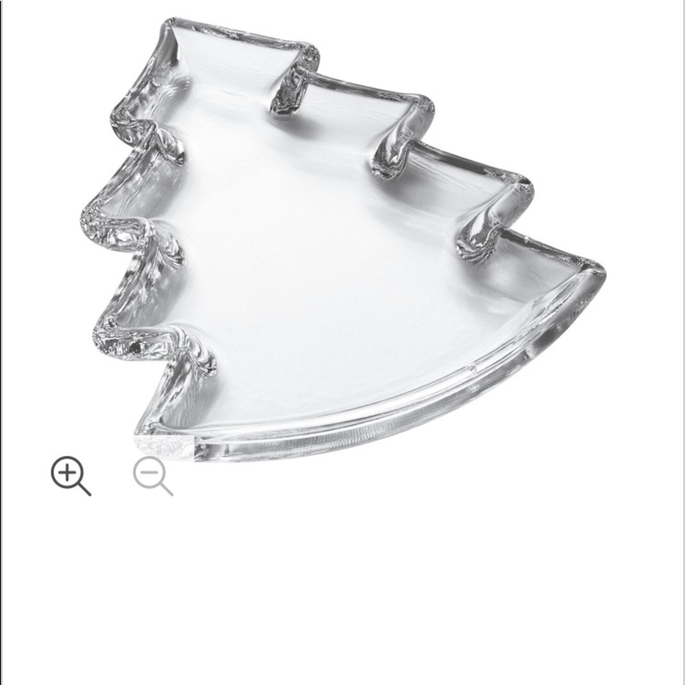 Simon Pearce evergreen platter